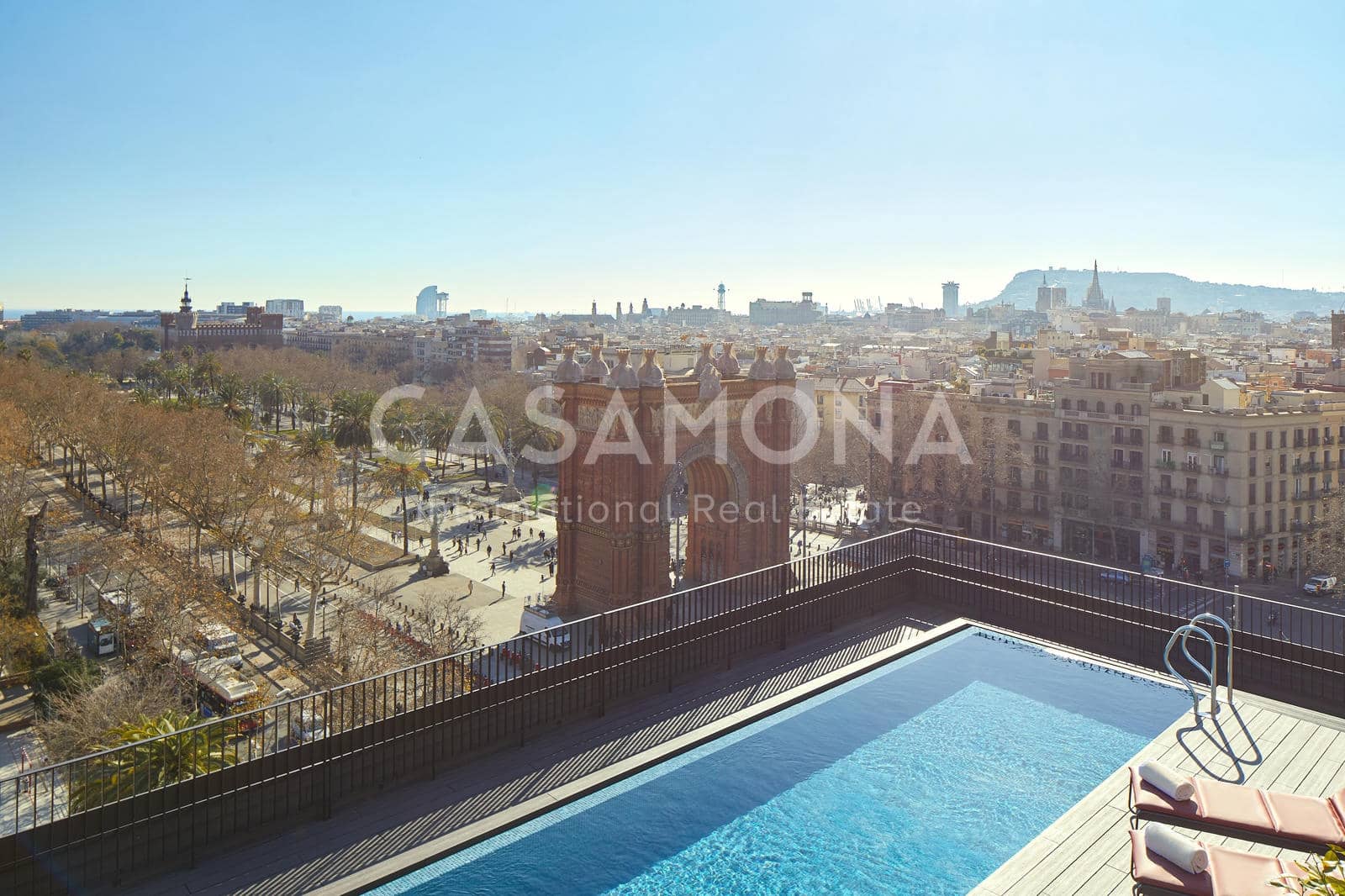 2 Zimmer Apartment zu vermieten in Barcelona Stadt mit Pool Garage - 4.500 € (Ref: 7924884)
