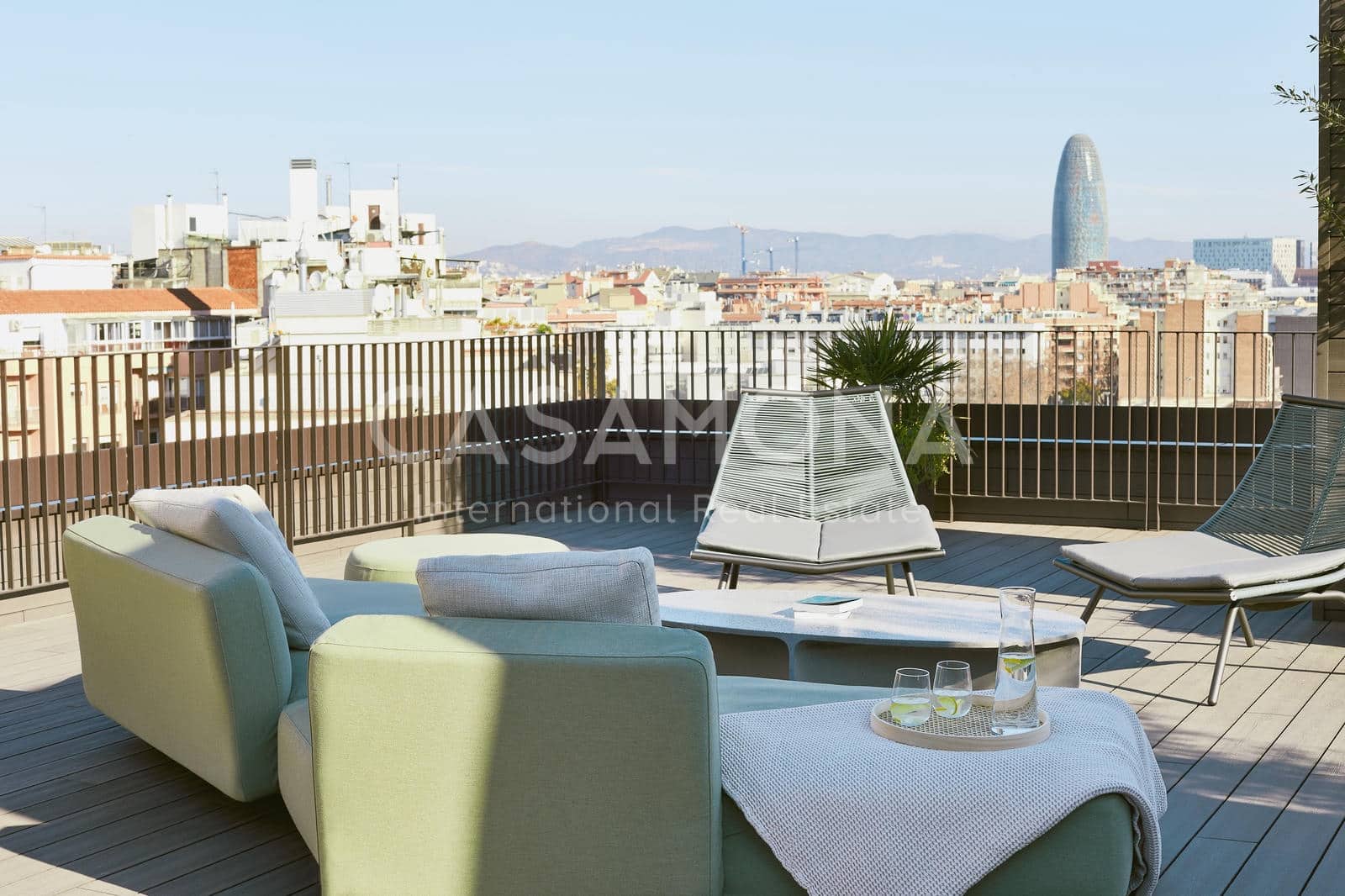 2 Zimmer Apartment zu vermieten in Barcelona Stadt mit Pool Garage - 4.500 € (Ref: 7924884)