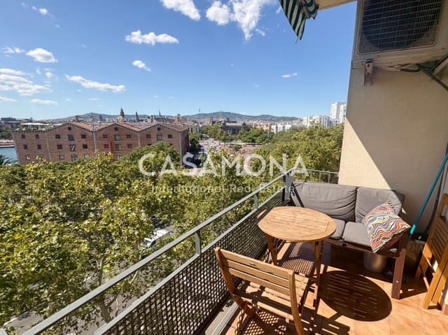 Appartement de 3 chambres à louer à La Barceloneta, Barcelone ville - 1 800 € (Ref: 7924946)