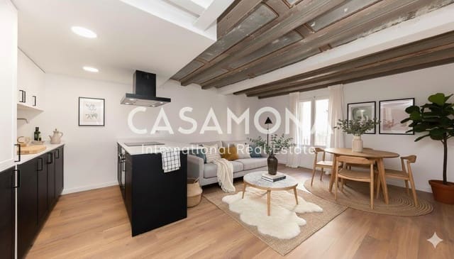 2 sypialnia Apartament na sprzedaż w Sant Pere, Santa Caterina i La Ribera, Miasto Barcelona - 427 000 € (Ref: 8613633)