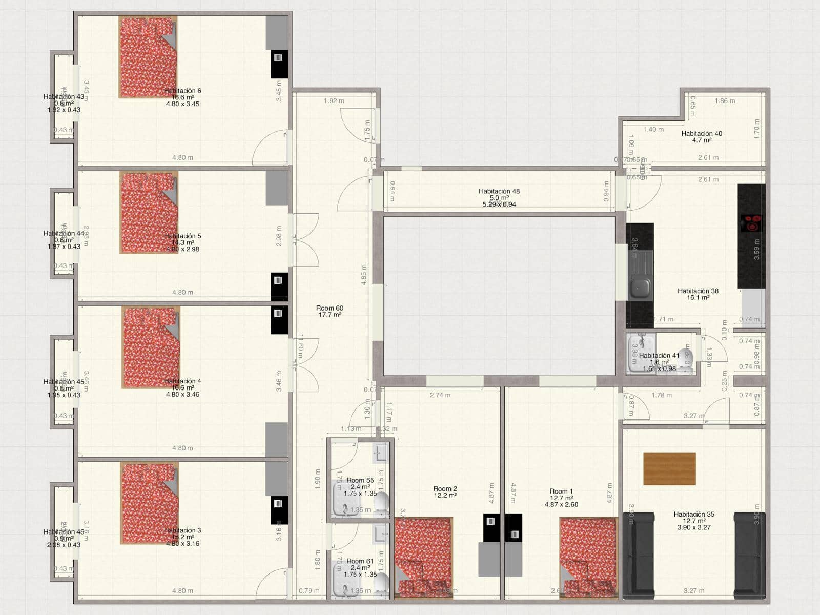 6 quarto Apartamento para venda em Barcelona cidade - 670 000 € (Ref: 8678930)
