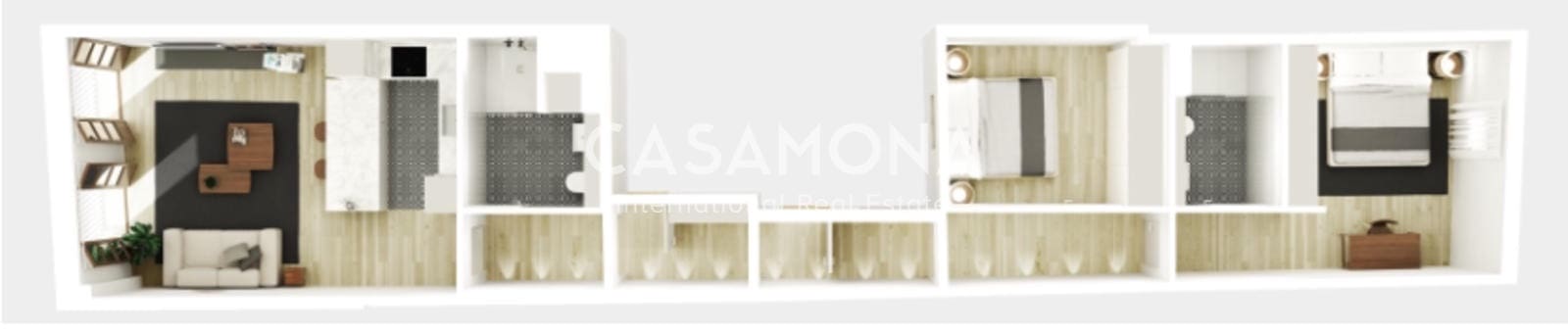 2 soveværelse Lejlighed til salg i Barcelona by - € 490.000 (Ref: 8866269)