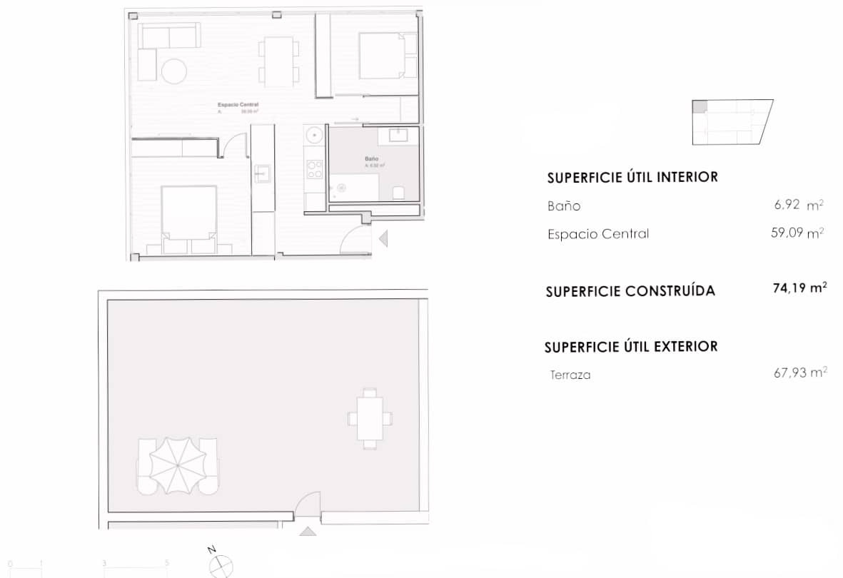 2 quarto Apartamento para venda em Barcelona cidade com piscina - 650 000 € (Ref: 8866271)