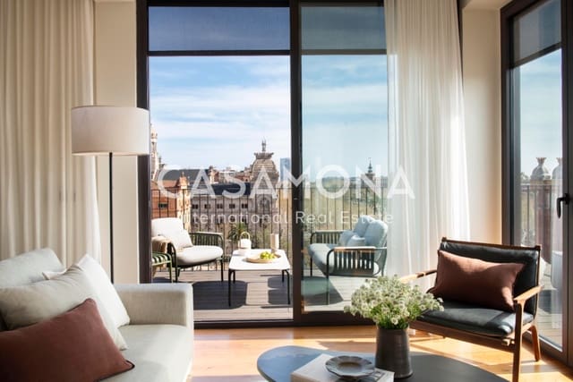 1 makuuhuone Huoneisto vuokrattavana paikassa El Fort Pienc, Barcelona kaupunki mukana uima-altaan - 12 000 € (Ref: 8914306)