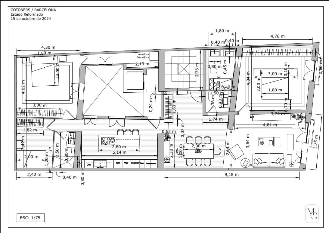 3 sypialnia Apartament na sprzedaż w Miasto Barcelona - 797 000 € (Ref: 9057056)