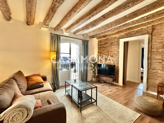 2 soverom Leilighet til leie i Sant Pere, Santa Caterina i La Ribera, Barcelona by - € 1 700 (Ref: 9263554)