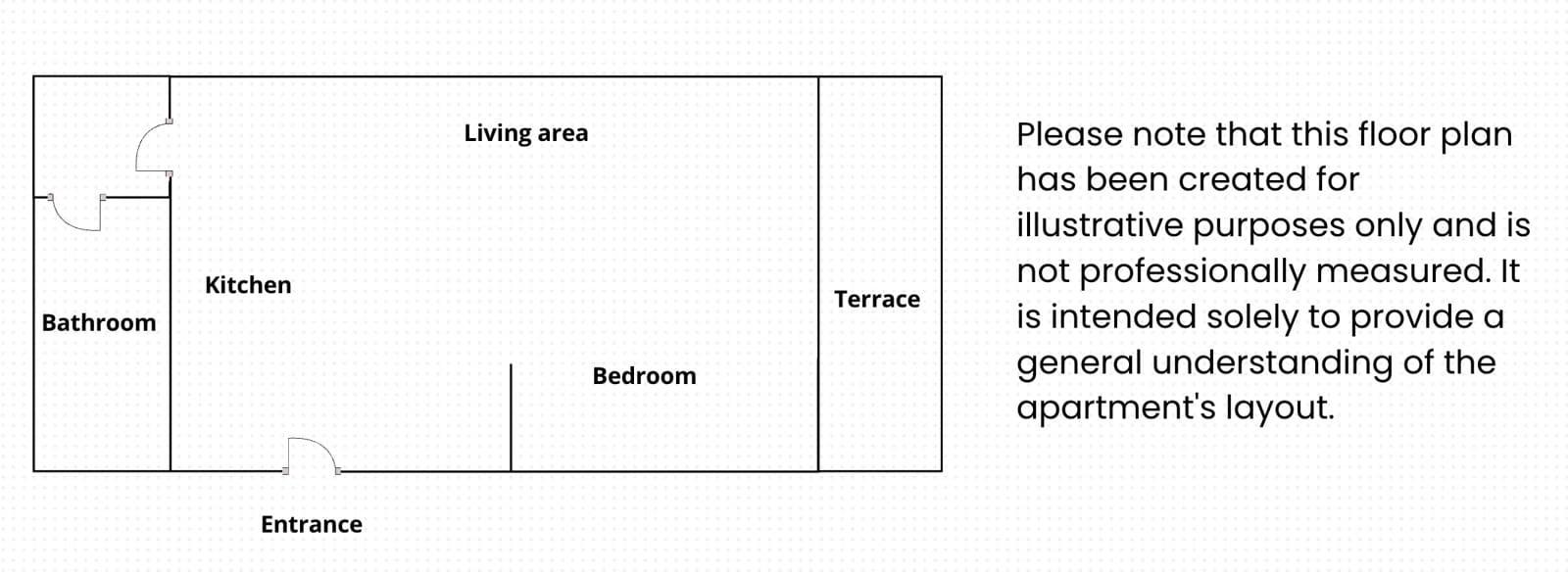 1 slaapkamer Penthouse te huur in Barcelona stad - € 1.350 (Ref: 9371335)