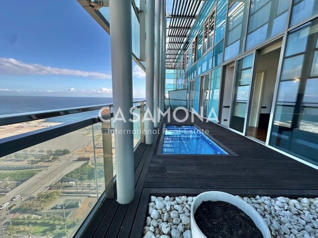 3 bedroom Penthouse for rent in Diagonal Mar i El Front Marítim del Poblenou, Barcelona city with garage - € 5,700 (Ref: 9373897)