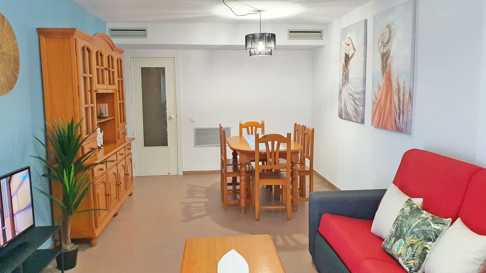 3 soveværelse Strandlejlighed til leje i Gandia med swimmingpool garage - € 800 (Ref: 8364999)