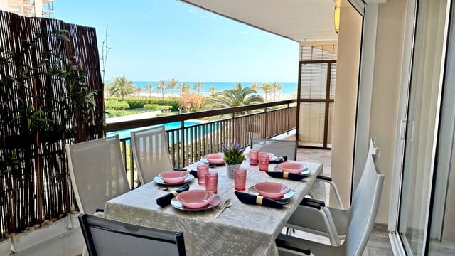 3 Zimmer Strandapartment zu vermieten in Gandia mit Pool Garage - 700 € (Ref: 8365001)