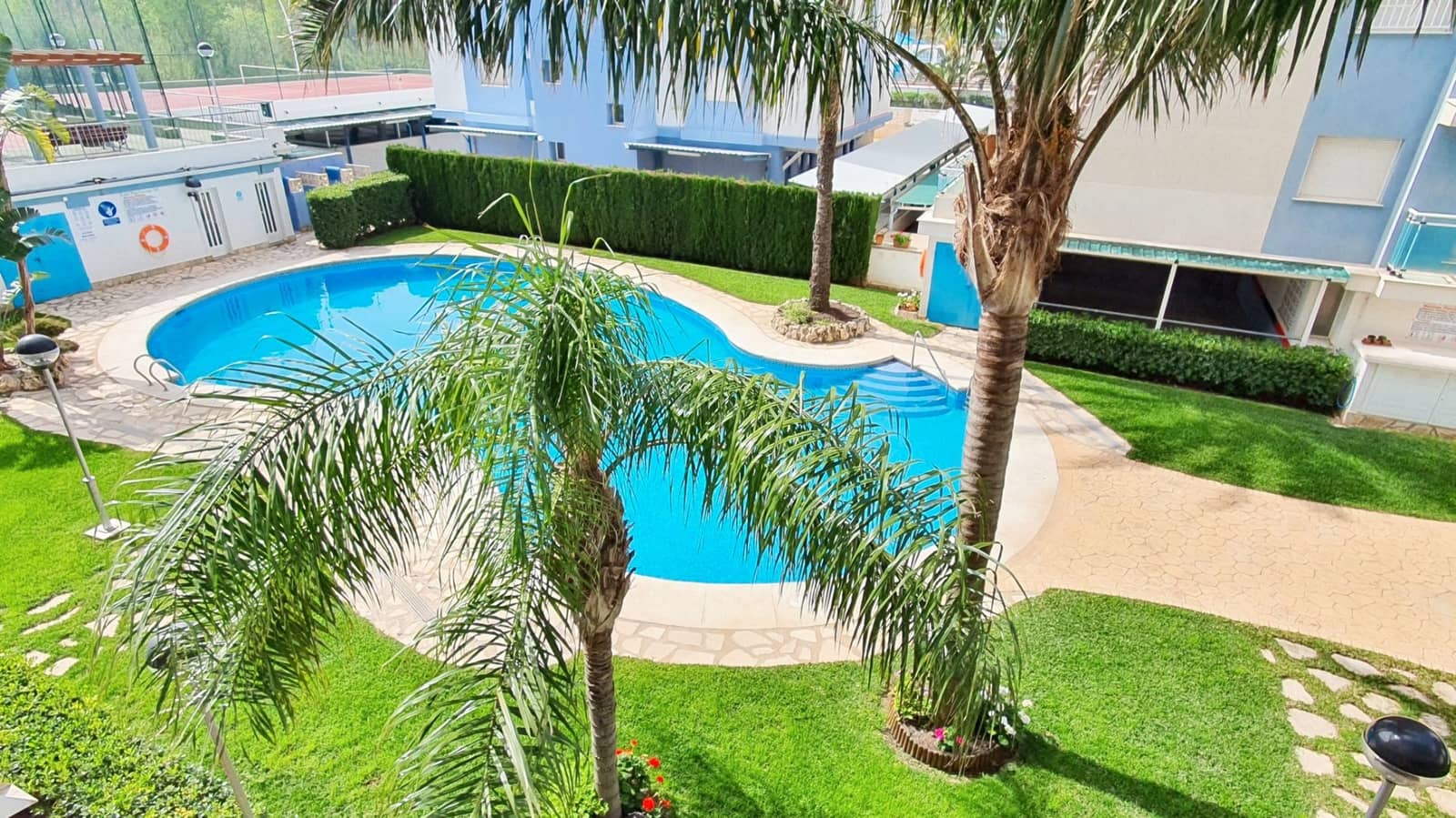 2 soveværelse Lejlighed til leje i Gandia med swimmingpool garage - € 550 (Ref: 8907099)