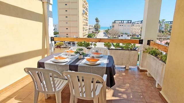 2 Zimmer Strandapartment zu vermieten in Xeraco mit Pool Garage - 550 € (Ref: 9706039)