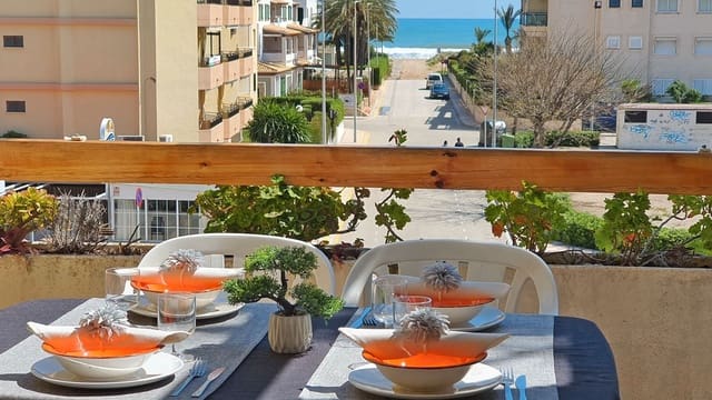 2 Zimmer Strandapartment zu vermieten in Xeraco mit Pool Garage - 550 € (Ref: 9706039)