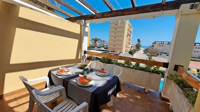 2 Zimmer Strandapartment zu vermieten in Xeraco mit Pool Garage - 550 € (Ref: 9706039)