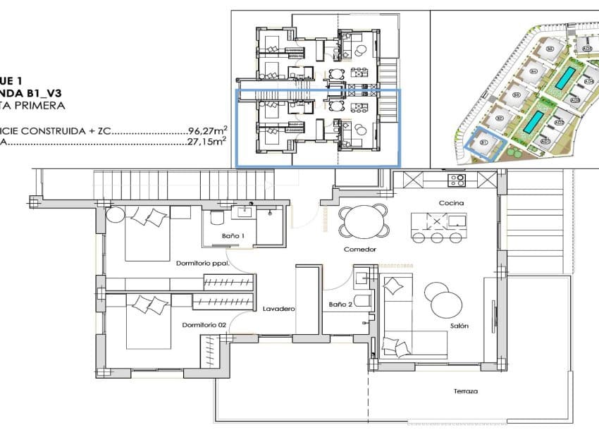 2 camera da letto Appartamento in vendita in Torre-Pacheco con piscina - 315.900 € (Rif: 10006810)