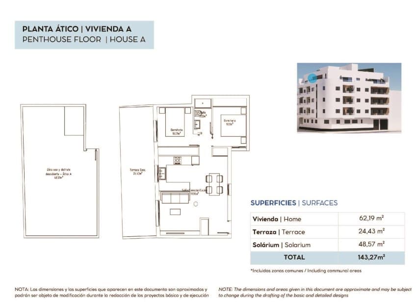2 sypialnia Apartament na sprzedaż w Torrevieja - 280 000 € (Ref: 10006812)