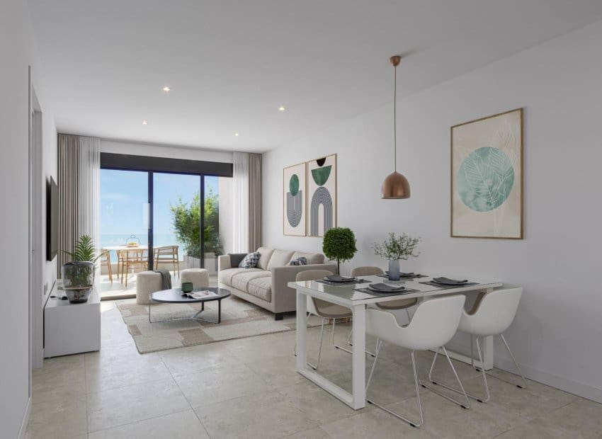 2 chambre Appartement à vendre à Los Narejos avec piscine - 339 000 € (Ref: 10023007)