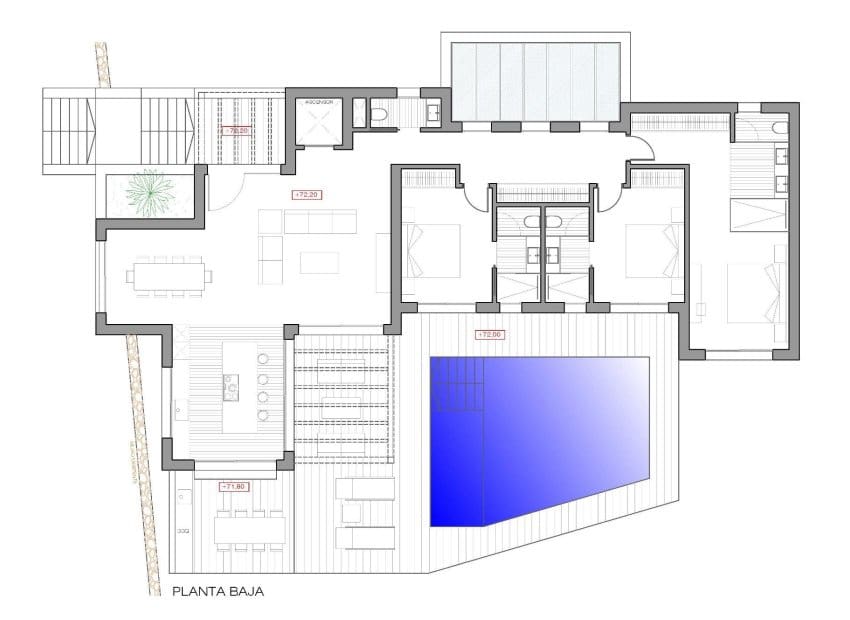 3 soveværelse Villa til salg i Javea / Xabia med swimmingpool - € 2.050.000 (Ref: 10023011)
