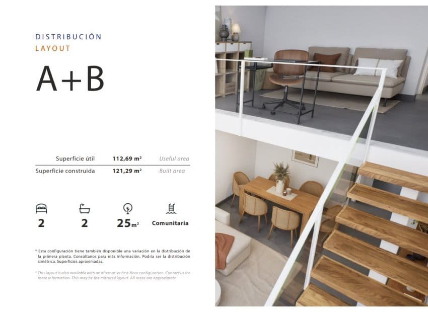 2 chambre Maison de Ville à vendre à Gran Alacant avec piscine - 289 000 € (Ref: 10032433)