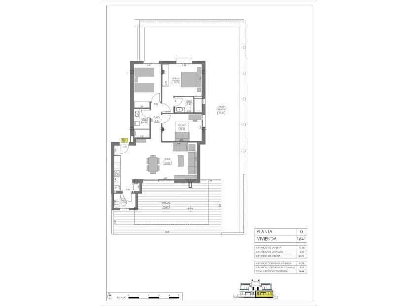 3 soveværelse Lejlighed til salg i Algorfa med swimmingpool - € 349.000 (Ref: 10035740)