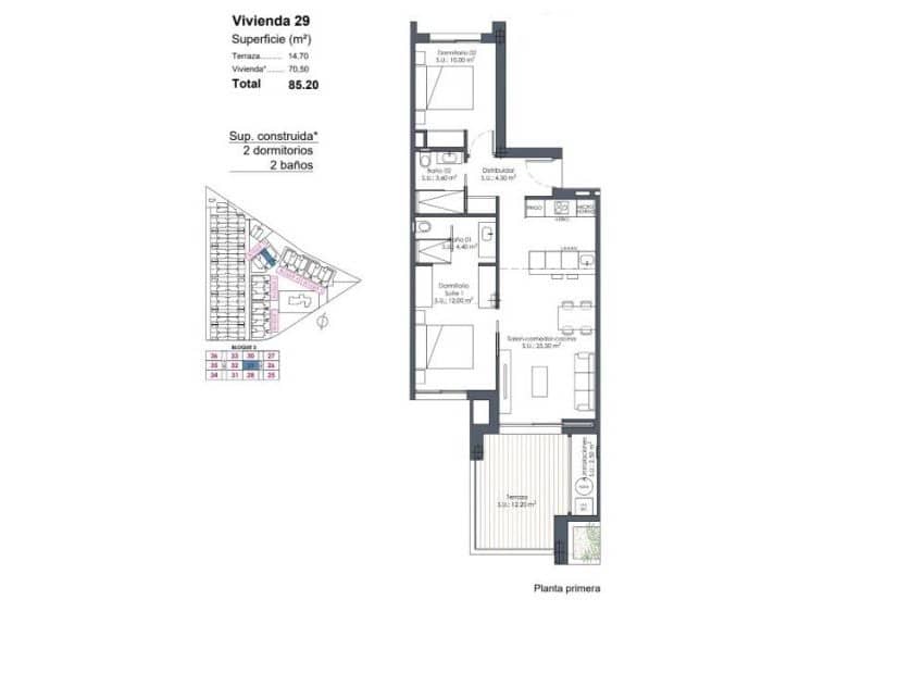 3 Zimmer Apartment zu verkaufen in Los Alcazares mit Pool - 299.000 € (Ref: 10091365)