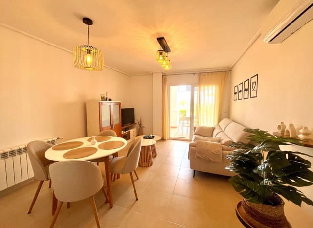 Apartamento de 2 habitaciones en Hacienda Riquelme Golf, Murcia ciudad en venta con piscina garaje - 174.900 € (Ref: 10175816)