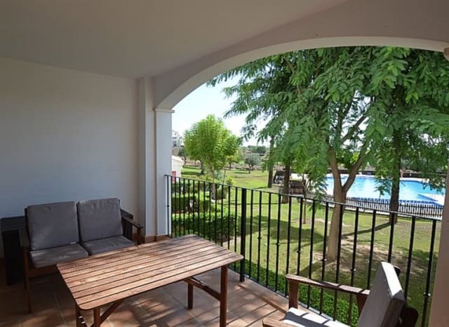 2 bedroom Apartment for sale in Hacienda Riquelme Golf, Murcia city with pool - € 169,000 (Ref: 10175826)