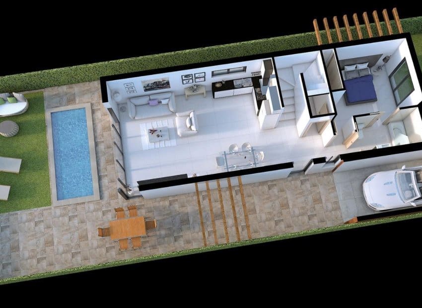 3 Zimmer Villa zu verkaufen in Los Alcazares mit Pool - 445.000 € (Ref: 8379284)