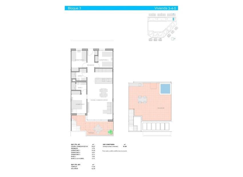 3 bedroom Apartment for sale in El Raso with pool - € 344,900 (Ref: 8447330)