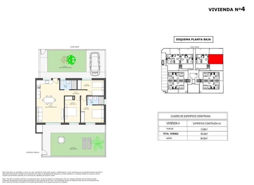 3 soveværelse Bungalow til salg i Pilar de la Horadada med swimmingpool - € 289.900 (Ref: 8937801)