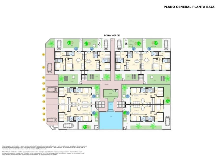 3 soveværelse Bungalow til salg i Pilar de la Horadada med swimmingpool - € 289.900 (Ref: 8937801)