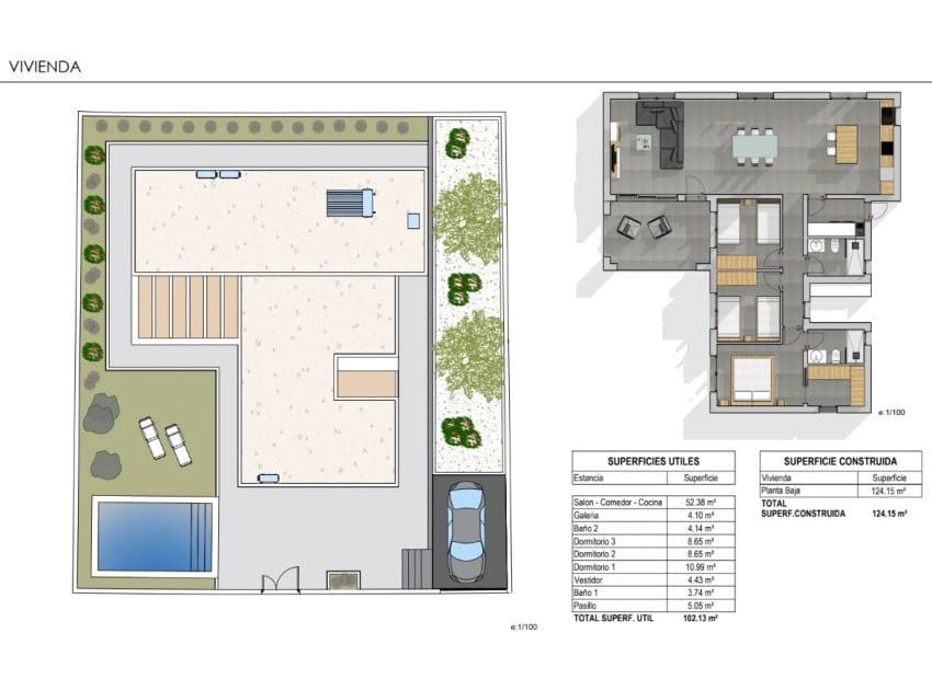 3 bedroom Villa for sale in Aspe - € 277,620 (Ref: 8987282)