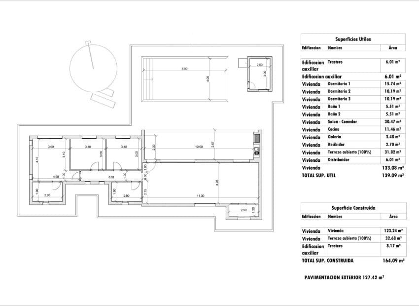 3 soveværelse Villa til salg i Aspe med swimmingpool - € 403.500 (Ref: 9004090)