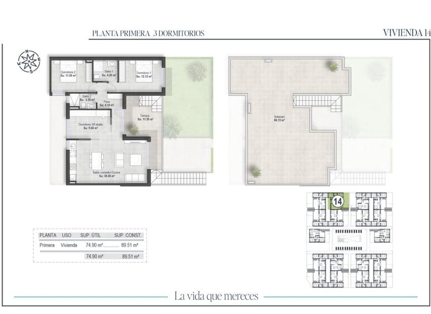 3 soveværelse Bungalow til salg i Condado de Alhama med swimmingpool - € 287.000 (Ref: 9061563)