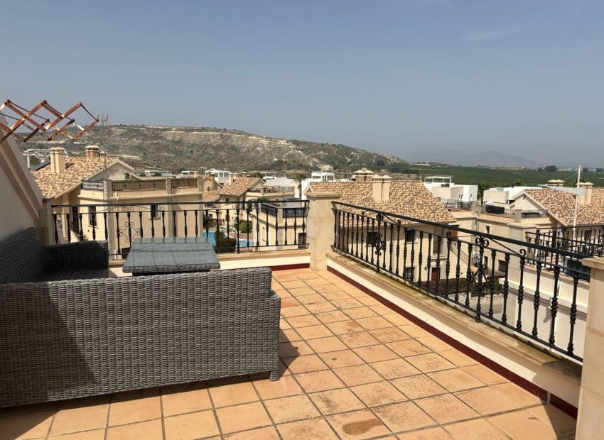 2 bedroom Penthouse for sale in Algorfa with pool - € 185,000 (Ref: 9133154)