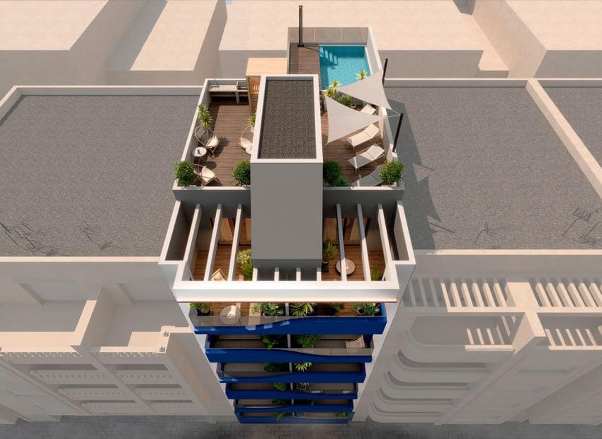 1 soveværelse Lejlighed til salg i Torrevieja med swimmingpool - € 250.000 (Ref: 9211115)