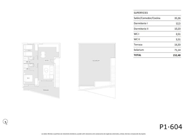 2 quarto Bungalow para venda em San Miguel de Salinas com piscina - 229 900 € (Ref: 9211118)