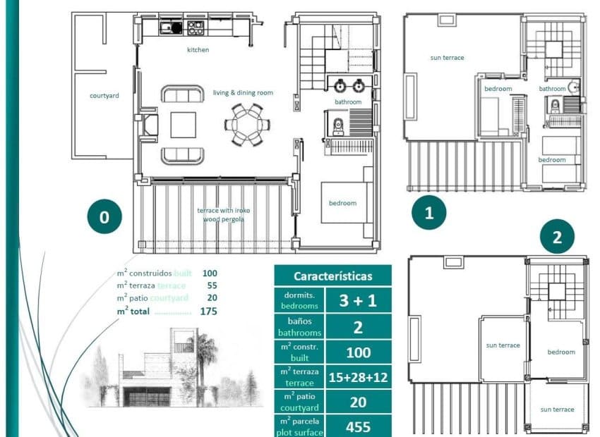 4 camera da letto Villa in vendita in La Peraleja Golf Resort con piscina - 375.000 € (Rif: 9211122)