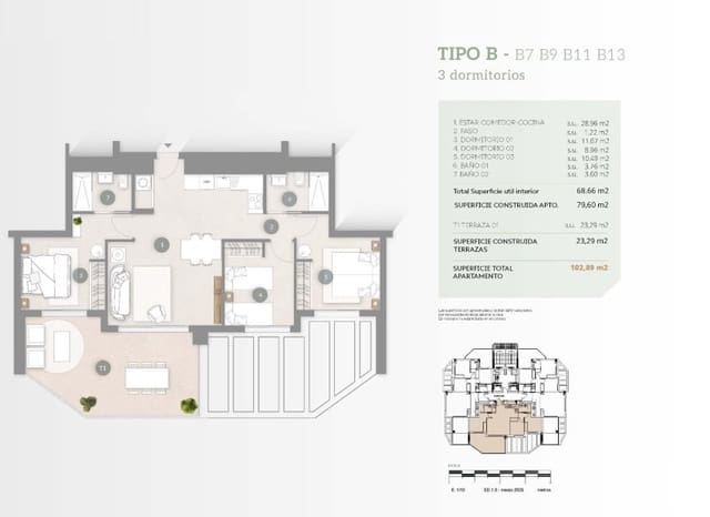 3 slaapkamer Appartement te koop in Cometa - Carrió, Calpe / Calp met zwembad - € 476.000 (Ref: 9211126)