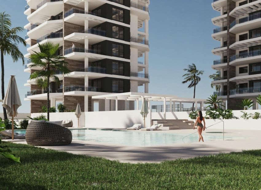 3 soveværelse Lejlighed til salg i Calpe / Calp med swimmingpool - € 476.000 (Ref: 9211126)