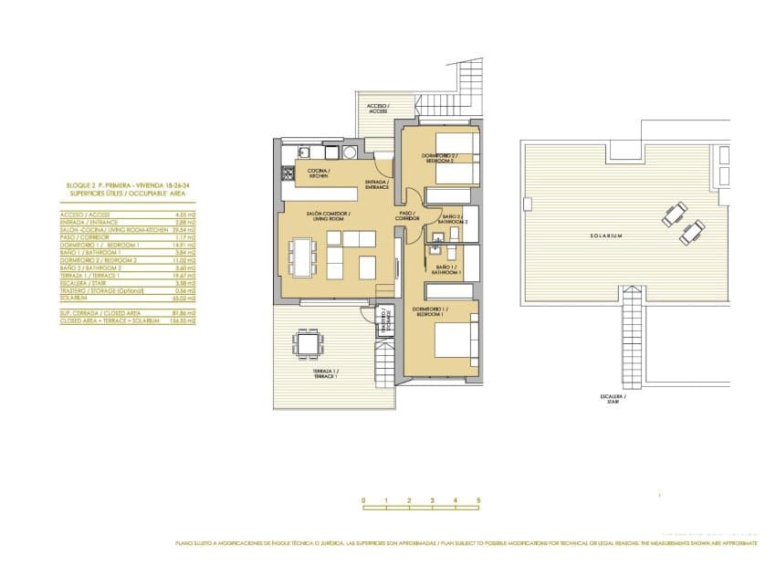 2 quarto Bungalow para venda em Vistabella com piscina - 299 900 € (Ref: 9211266)