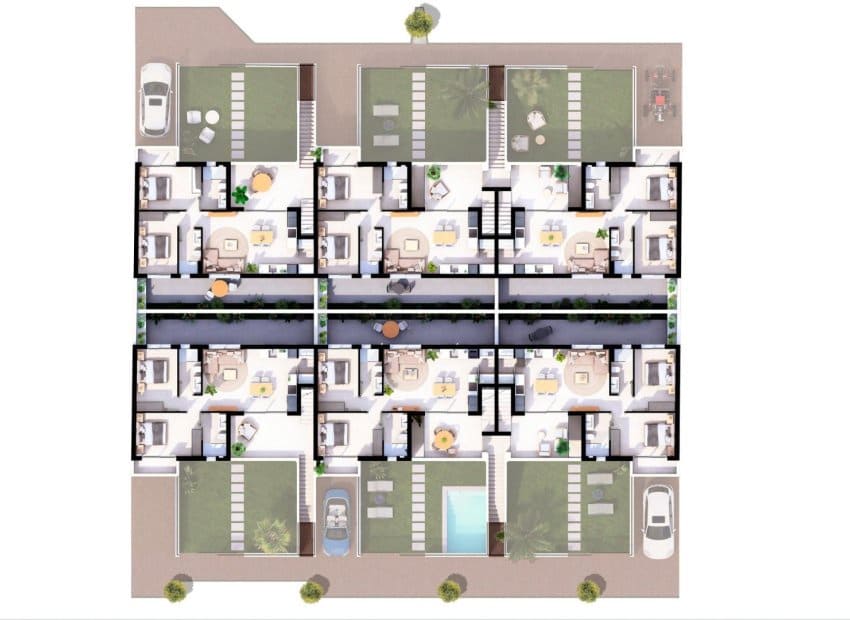 2 Zimmer Bungalow zu verkaufen in Lo Pagan mit Pool - 304.900 € (Ref: 9242263)