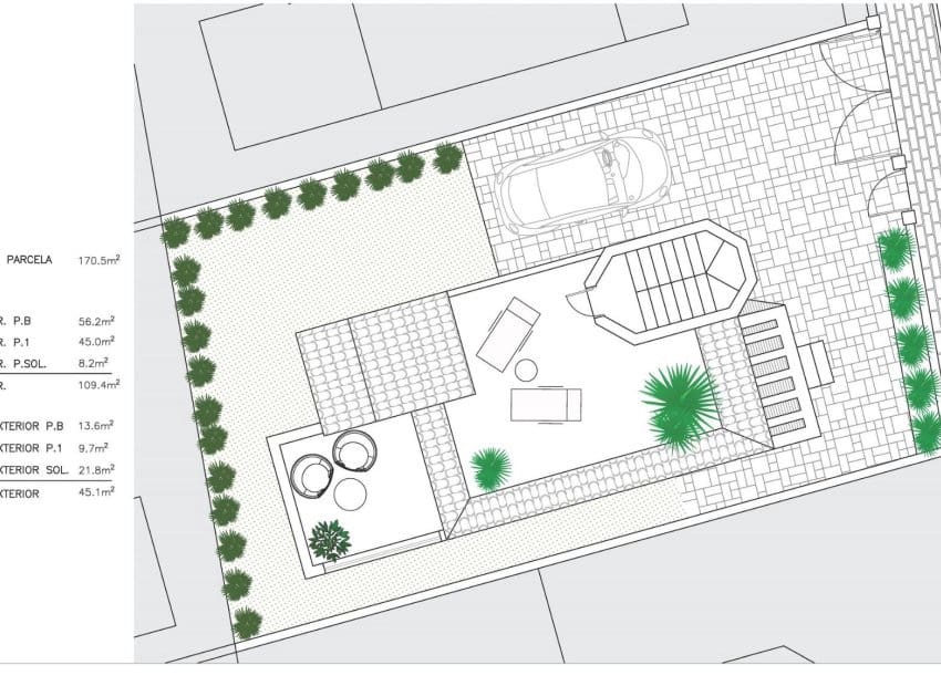 3 soveværelse Semi-Rækkehus til salg i San Fulgencio med swimmingpool - € 275.000 (Ref: 9255884)