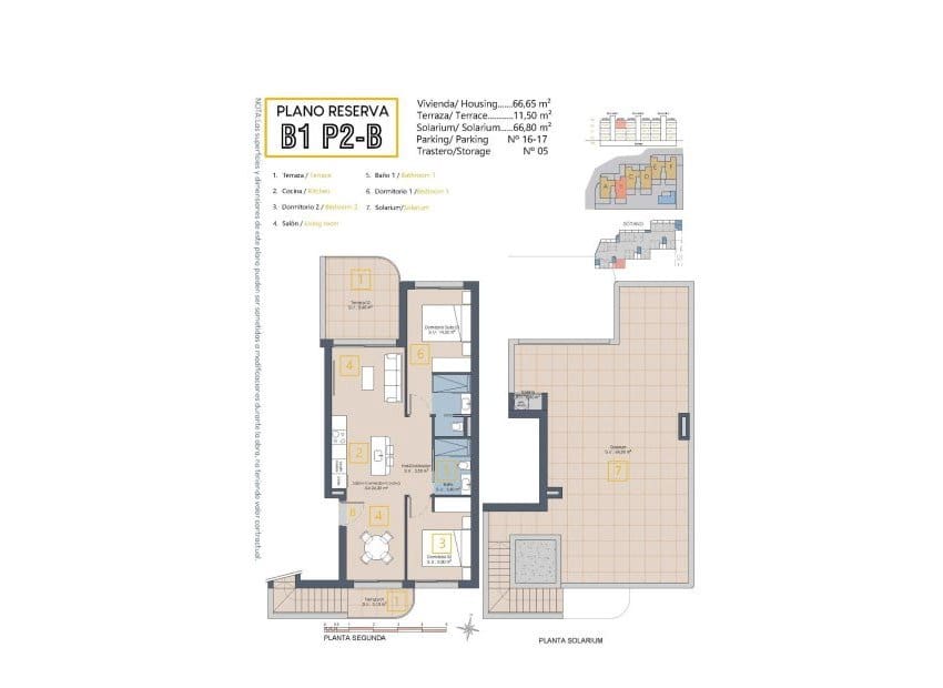 2 soveværelse Lejlighed til salg i Los Alcazares med swimmingpool - € 369.900 (Ref: 9296109)