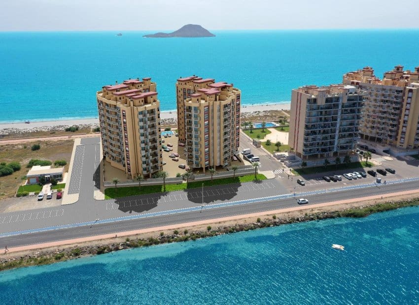 3 soveværelse Lejlighed til salg i La Manga del Mar Menor med swimmingpool - € 510.000 (Ref: 9296111)