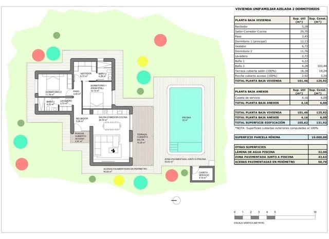 2 soveværelse Villa til salg i Pinoso med swimmingpool - € 330.000 (Ref: 9308823)