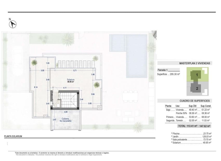 4 soverom Kjedet enebolig til salgs i Torre-Pacheco med svømmebasseng - € 785 000 (Ref: 9345589)