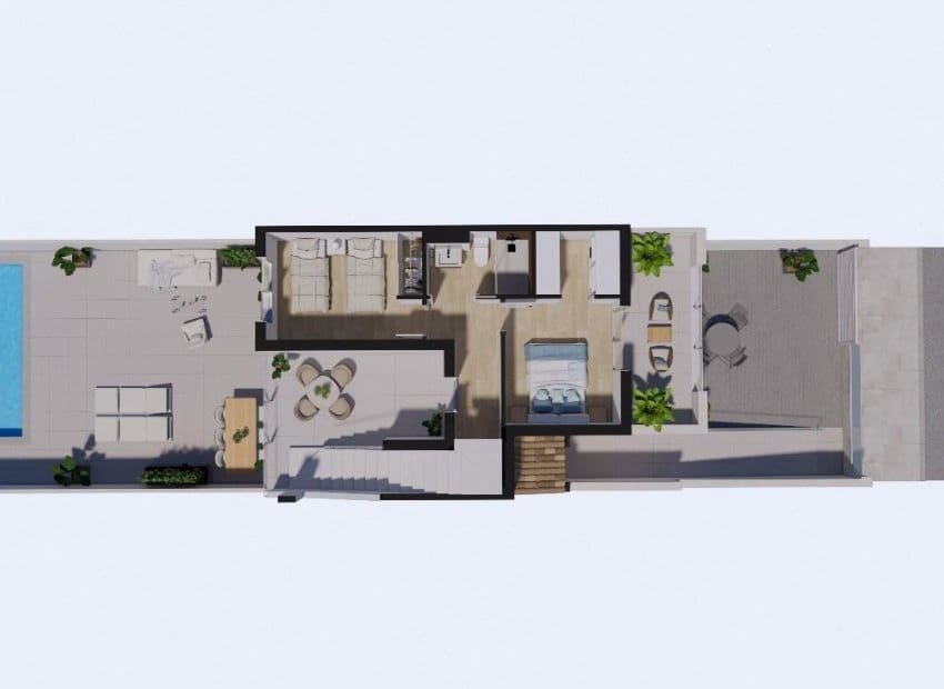 3 soveværelse Byhus til salg i Los Alcazares med swimmingpool - € 357.000 (Ref: 9363255)