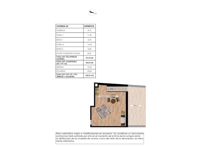 2 slaapkamer Appartement te koop in Torrevieja met zwembad - € 349.000 (Ref: 9379544)