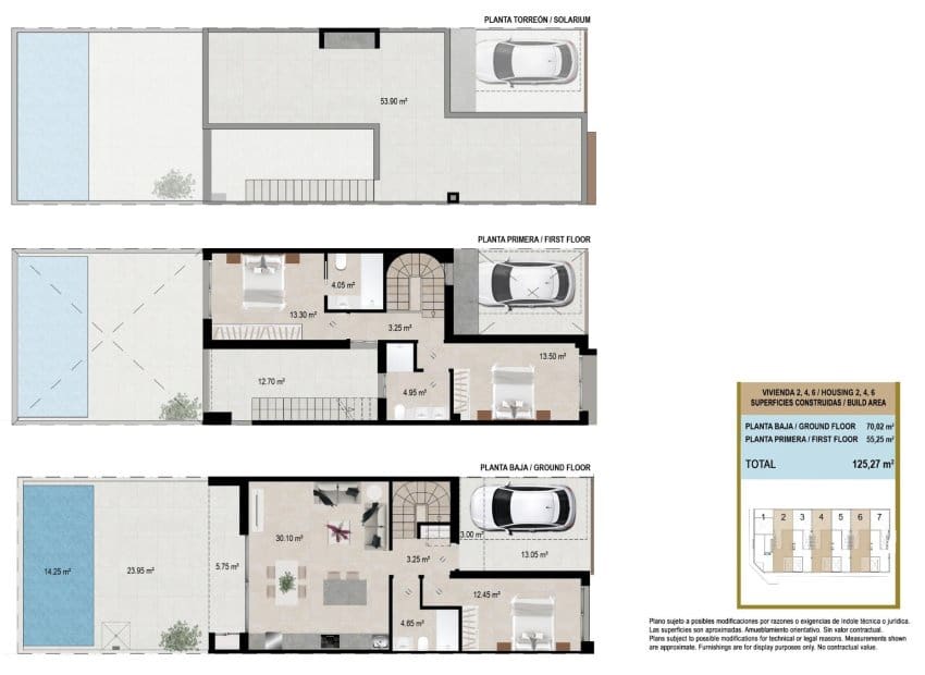 Casa de 3 habitaciones en San Javier en venta con piscina - 287.900 € (Ref: 9379551)